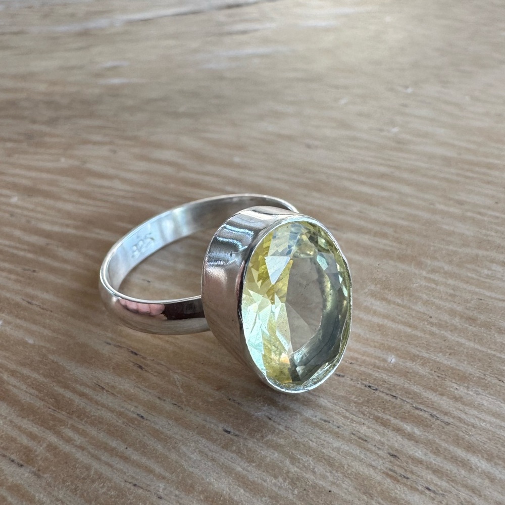 NWOT Sundance Texan Sun Ring, Citrine, Sterling Silver - Picture 3 of 7